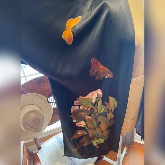 Silk Kimono Robe Plus Size - Picture 9 of 16